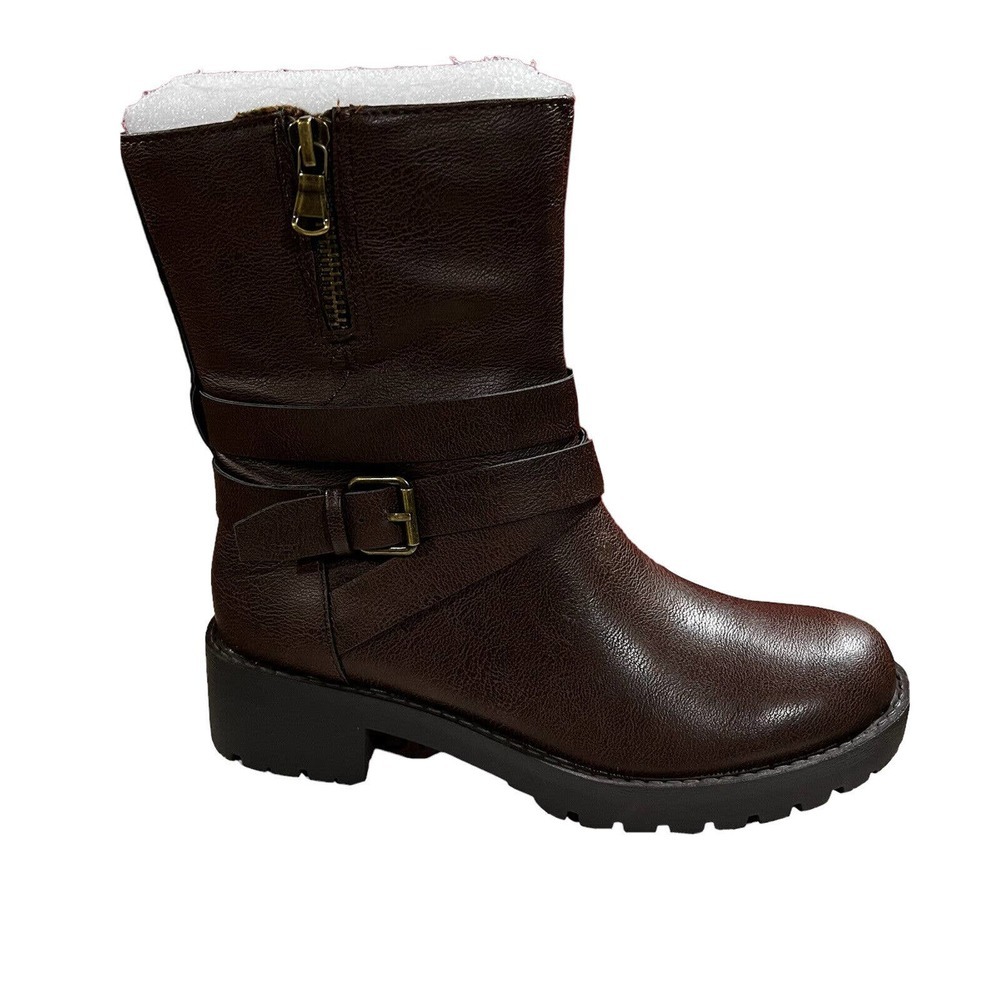 Sun + Stone Women’s Size 5 Stella Leather Zipper Booties Ankle Boots Sho… - Picture 2 of 6